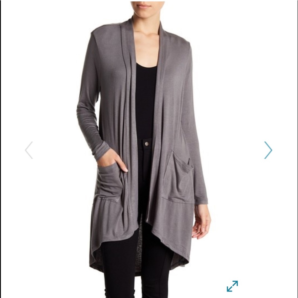 # NORDSTROM “BOBEAU” HI-LOW CARDIGAN Size Medium